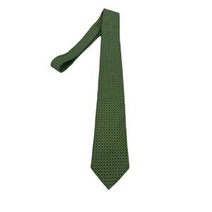 Mens Italian designer Carlos Nieto 100 % silk tie Green St.Patrick’s Day Style